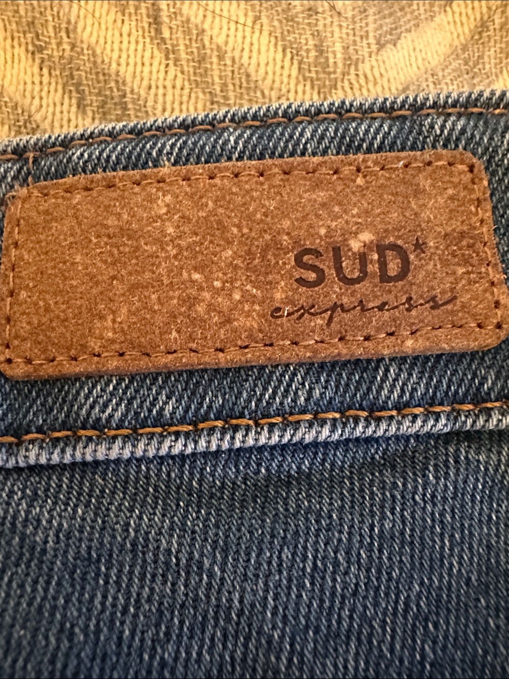 Women's Straight-Leg Jeans in Dark Blue by SUD express (made in Paris) - Picture 3 of 4